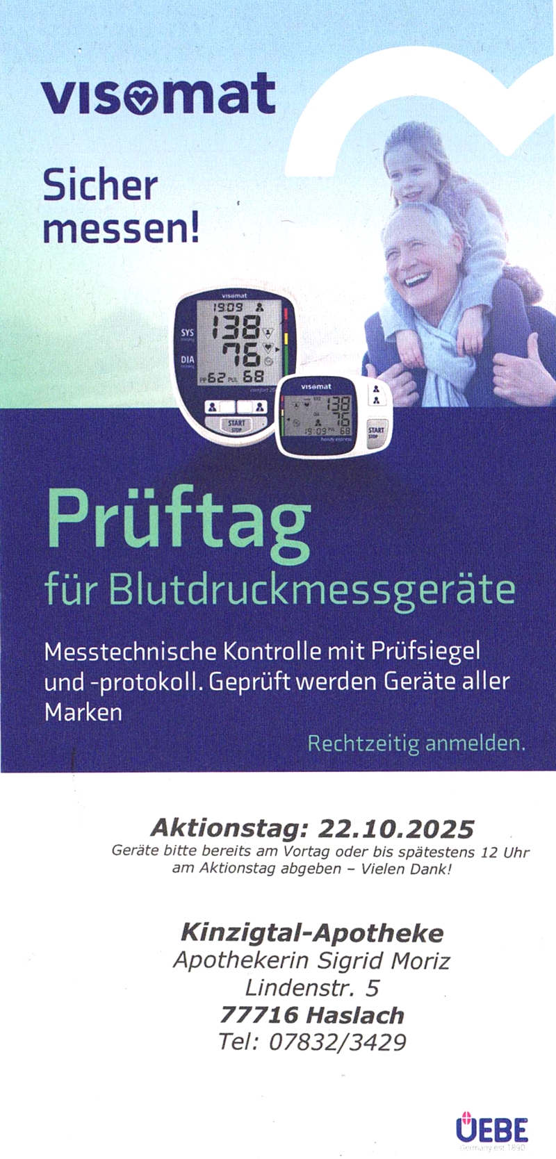 Blutdruck-Messgeräte-Prüftag Blutdruck-Messgeräte-Prüftag